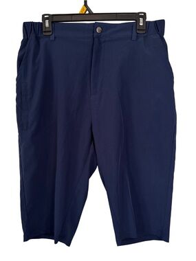 3/$20 Gradual Men's Flat Front Performance Shorts - Navy Blue
